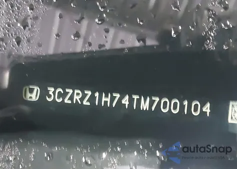 2026 Honda Hr-V 2Wd Ex-L from USA, damaged, VIN 3CZRZ1H74TM700104